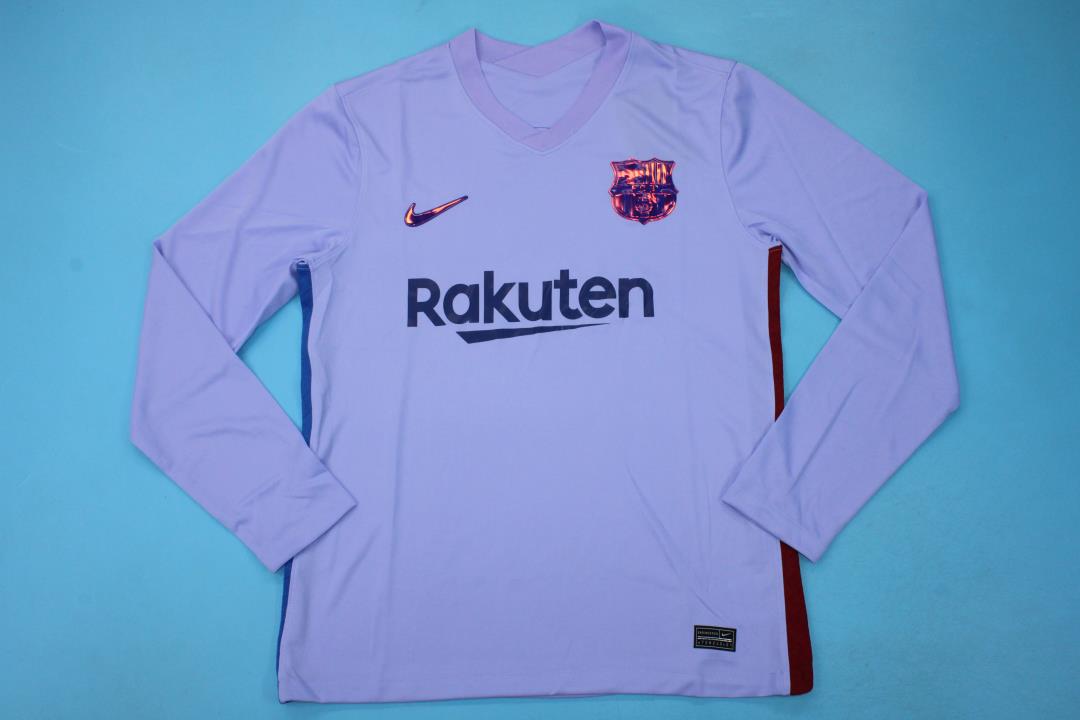 AAA Quality Barcelona 21/22 Away Light Purple Long Jersey